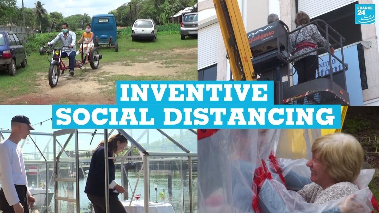 Photo of Covid-19: Inventive social distancing around the world