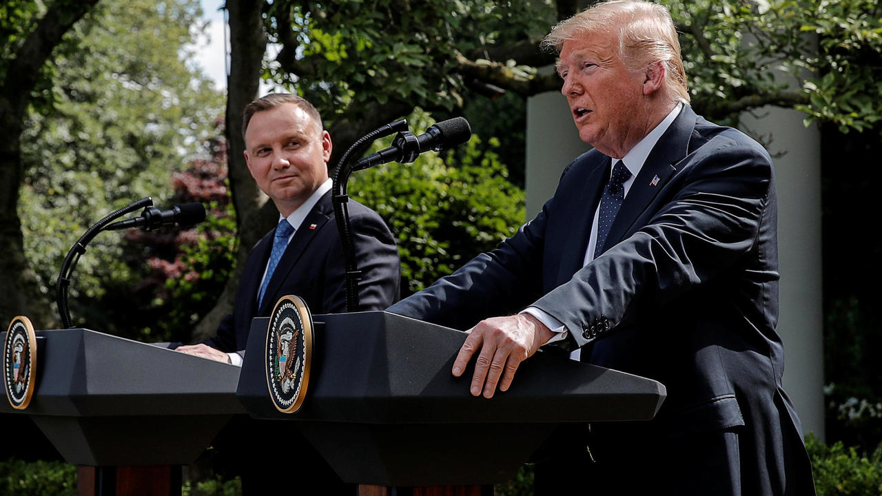 Photo of Trump says US moving some troops from Germany to Poland after Duda meeting