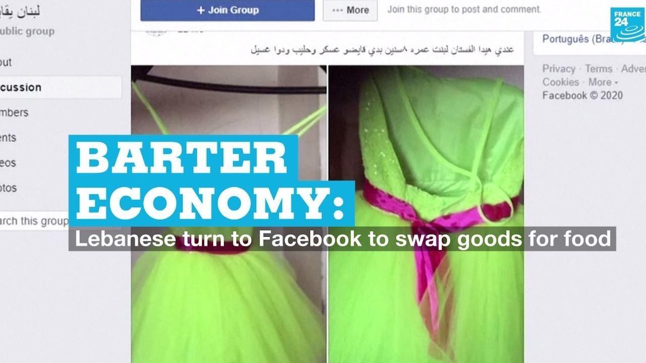 Photo of Barter economy: Lebanese turn to Facebook to swap goods for food