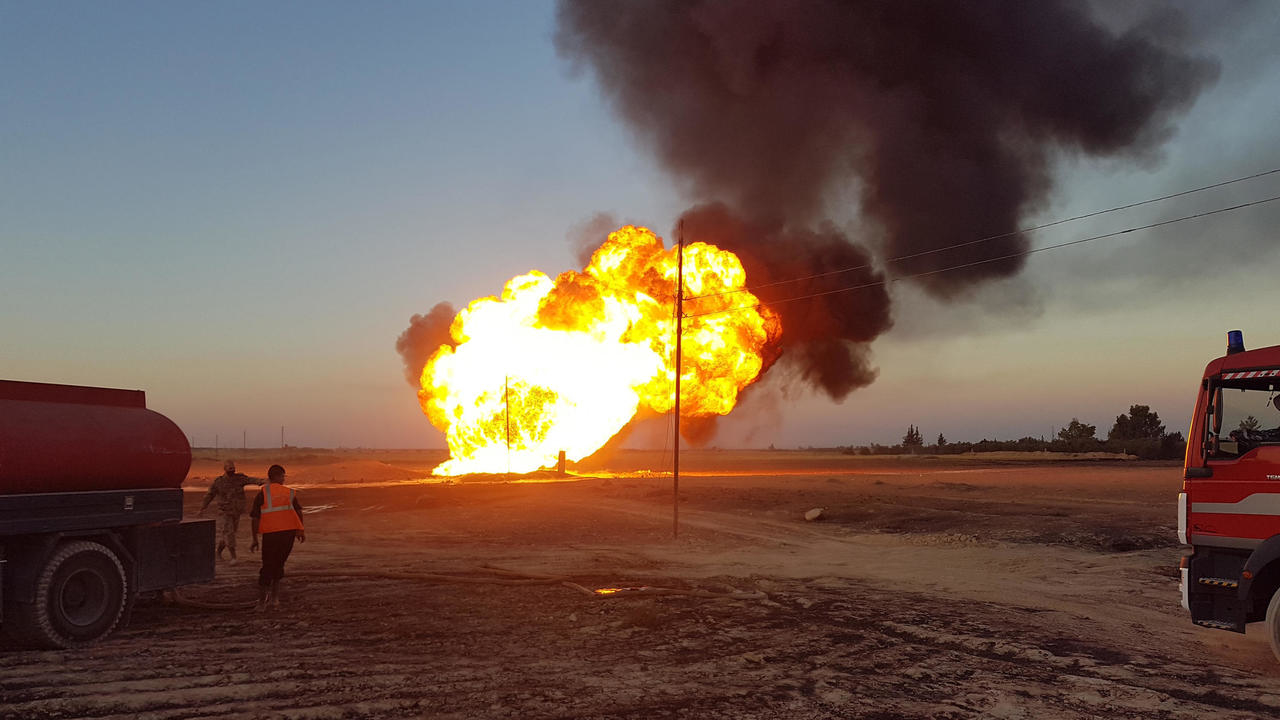Photo of Gas pipeline explosion leads to blackout across Syria
