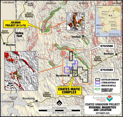 Photo of Australian Vanadium seeks to extend ground position at Coates Nickel-Copper-PGE Project collaboration